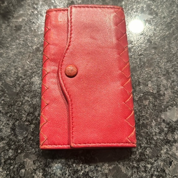 Bottega Veneta Accessories - 🔑🗝️🔑Best Key Cles! Bottega Veneta. Red Leather. Gun Metal. Dusty incl.🔑🗝️🔑